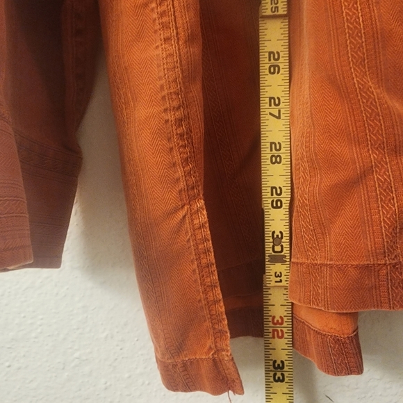 Tommy Bahama Martini Glass 100% Silk Rust Orange Longsleeve Shirt Mens XXL - Picture 10 of 10